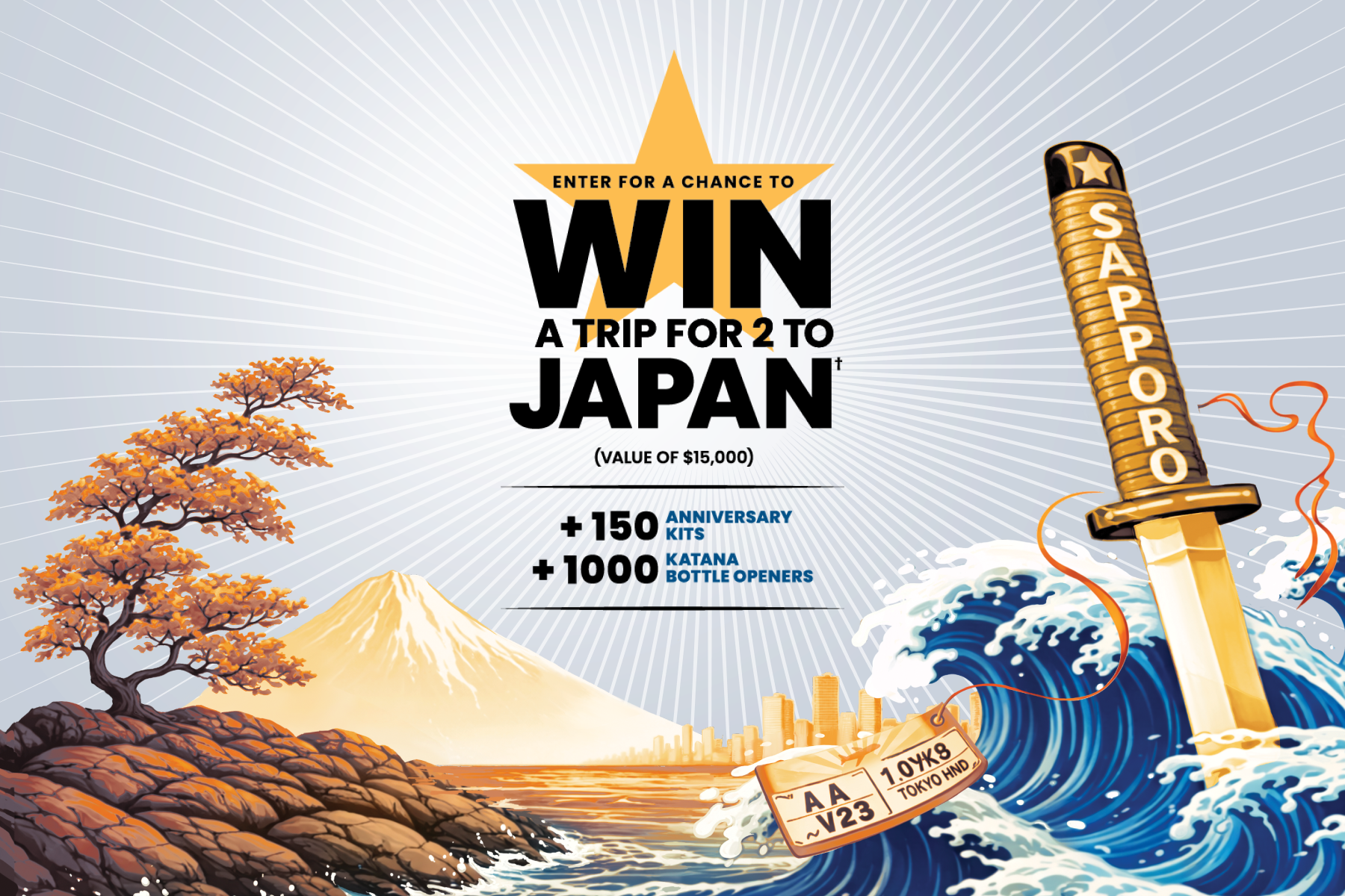 Sapporo 2026 Trip to Japan Contest