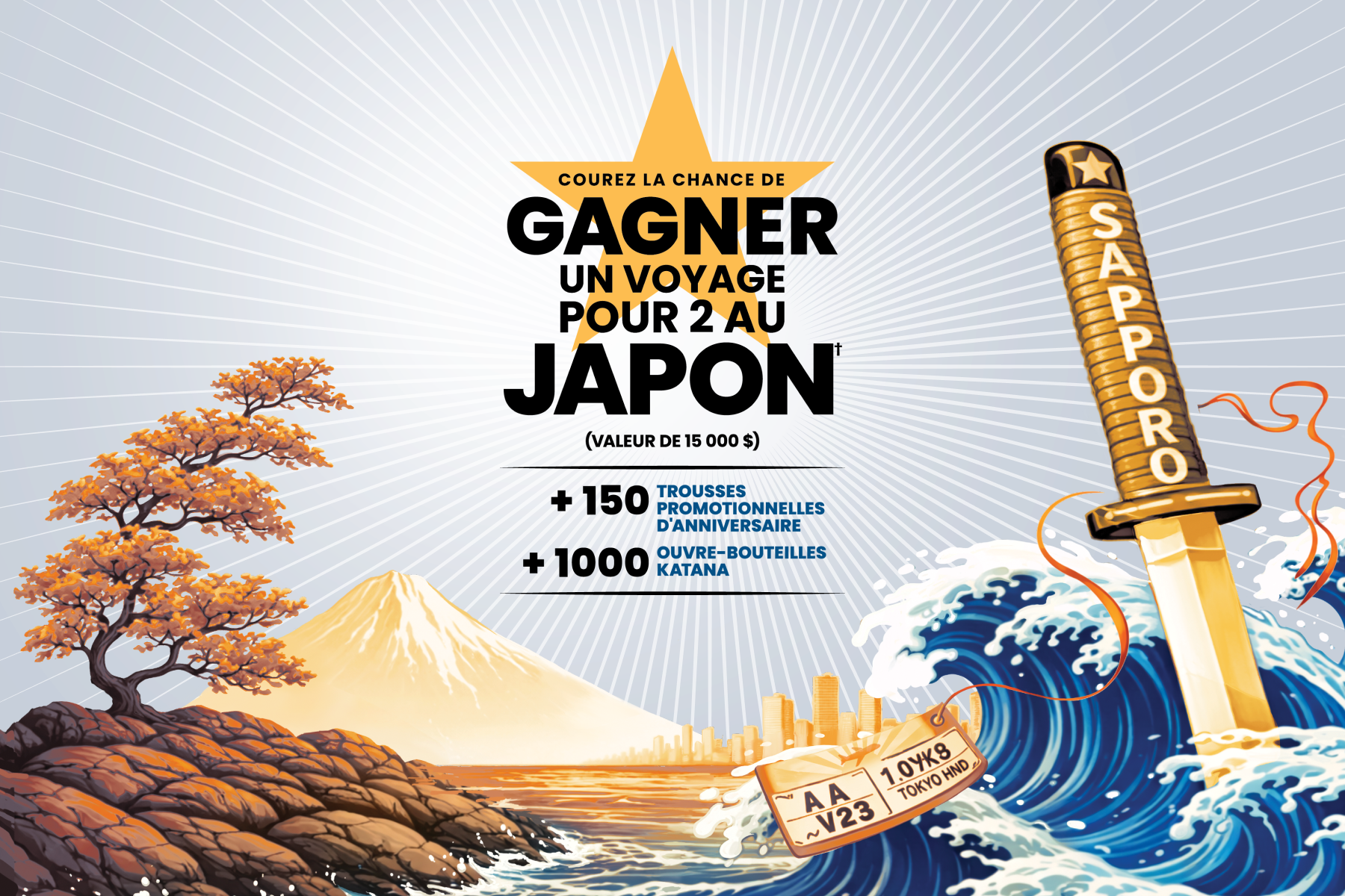 Concours Sapporo 2026 Voyage au Japon