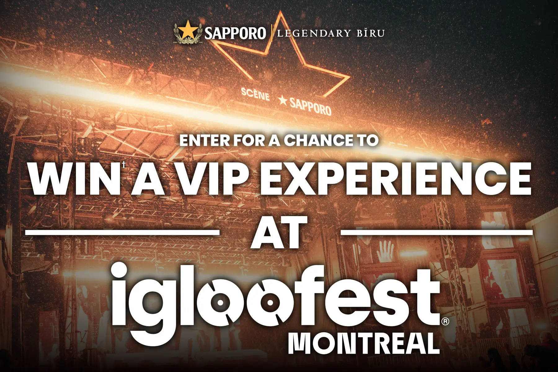 Win a VIP experience at igloofest Montreal